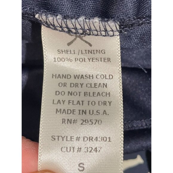 Everly Navy Sleeveless Dress With Elephant Print & Adjustable Straps Size S - Picture 11 of 13